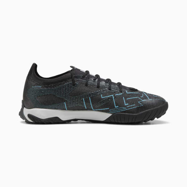 ULTRA 5 PRO CAGE Football Boots Unisex, PUMA Black-PUMA Silver-Bright Aqua, large-MEX