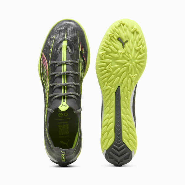Tacos de fútbol ULTRA 5 PLAY CAGE, Matte Aged Silver-Yellow Alert-Sun Struck, large-MEX