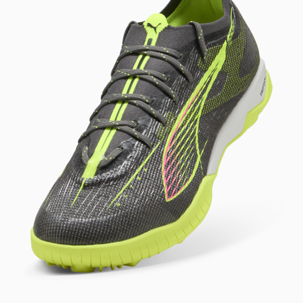 Tacos de fútbol ULTRA 5 PLAY CAGE, Matte Aged Silver-Yellow Alert-Sun Struck, large-MEX