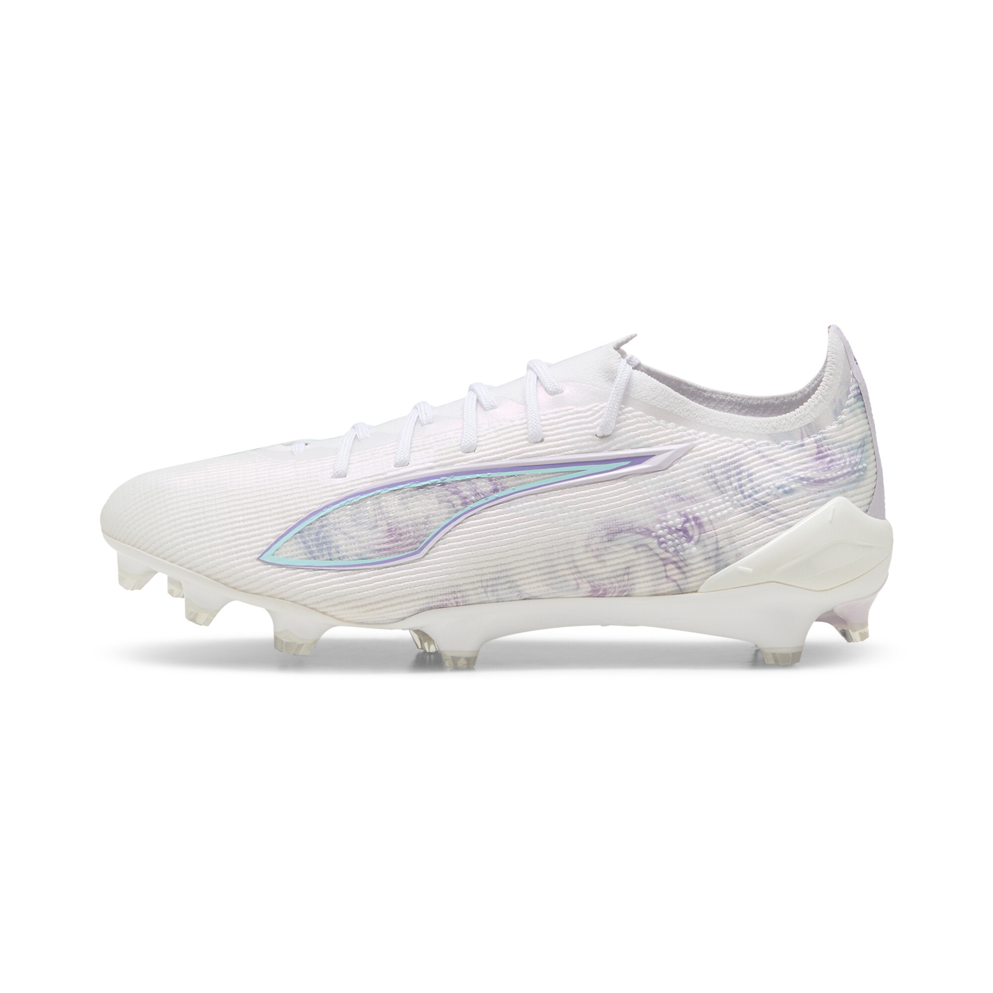 Puma ULTRA 5 ULTIMATE BRILLIANCE FG Fußballschuhe Damen | White/Black/Spring Lavender | Größe: 35.5