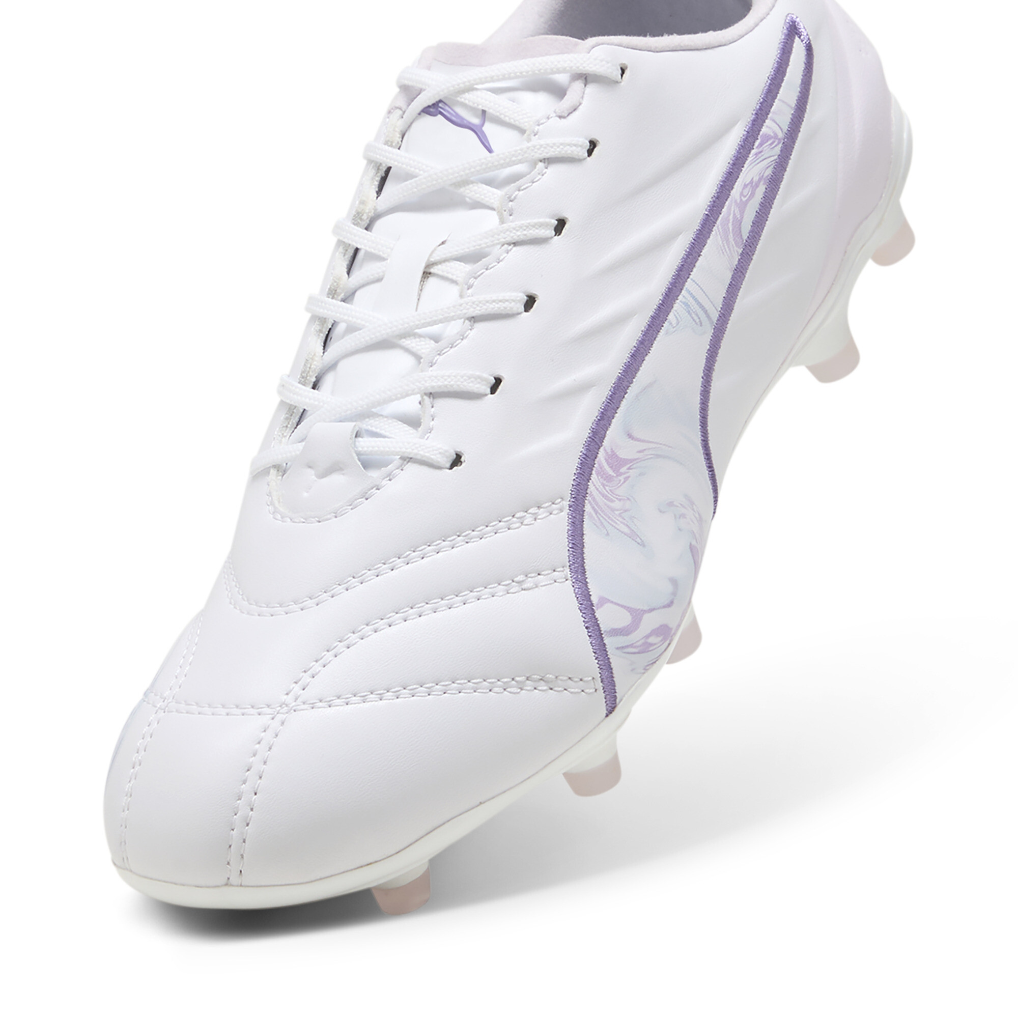 Women's Puma KING PRO BL FG/AG Football Boots, White, Size 41, Shoes