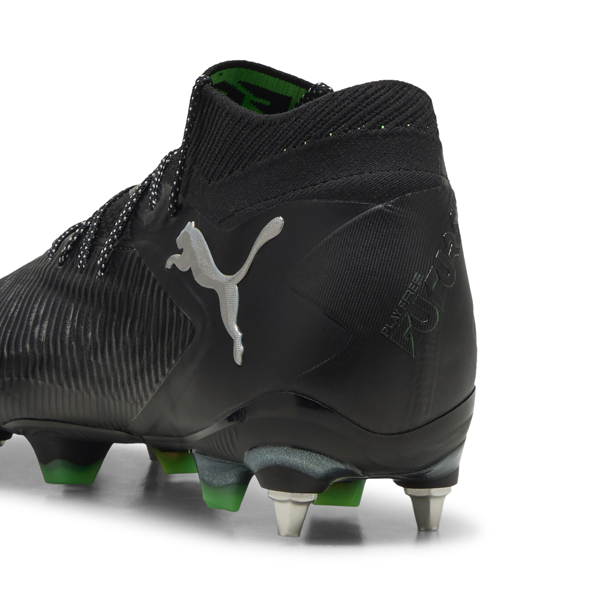 PUMA FUTURE ULTIMATE MxSG voetbalschoenen, Groen/Zwart/Grijs, Maat 35,5 thumbnail 5