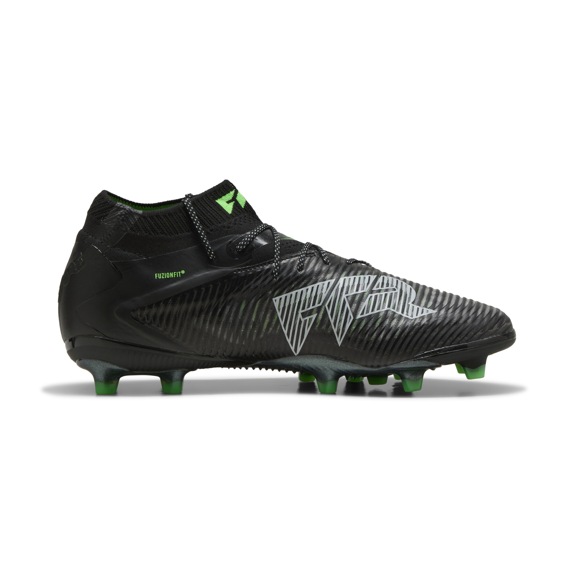 PUMA FUTURE 8 ULTIMATE AG voetbalschoenen, Groen/Zwart/Grijs, Maat 44,5 thumbnail 3