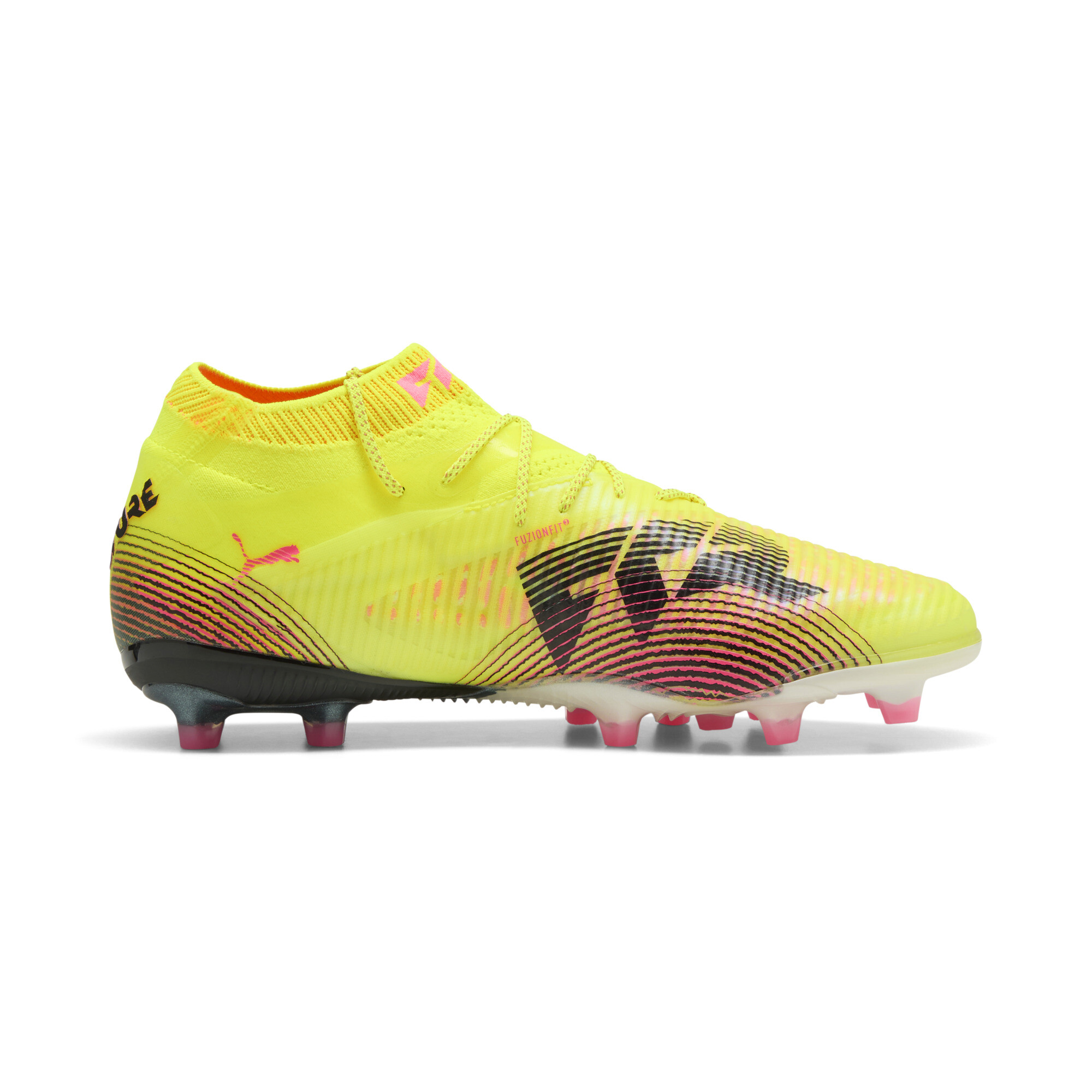 PUMA FUTURE 8 ULTIMATE AG voetbalschoenen, Zwart/Geel, Maat 41 thumbnail 4