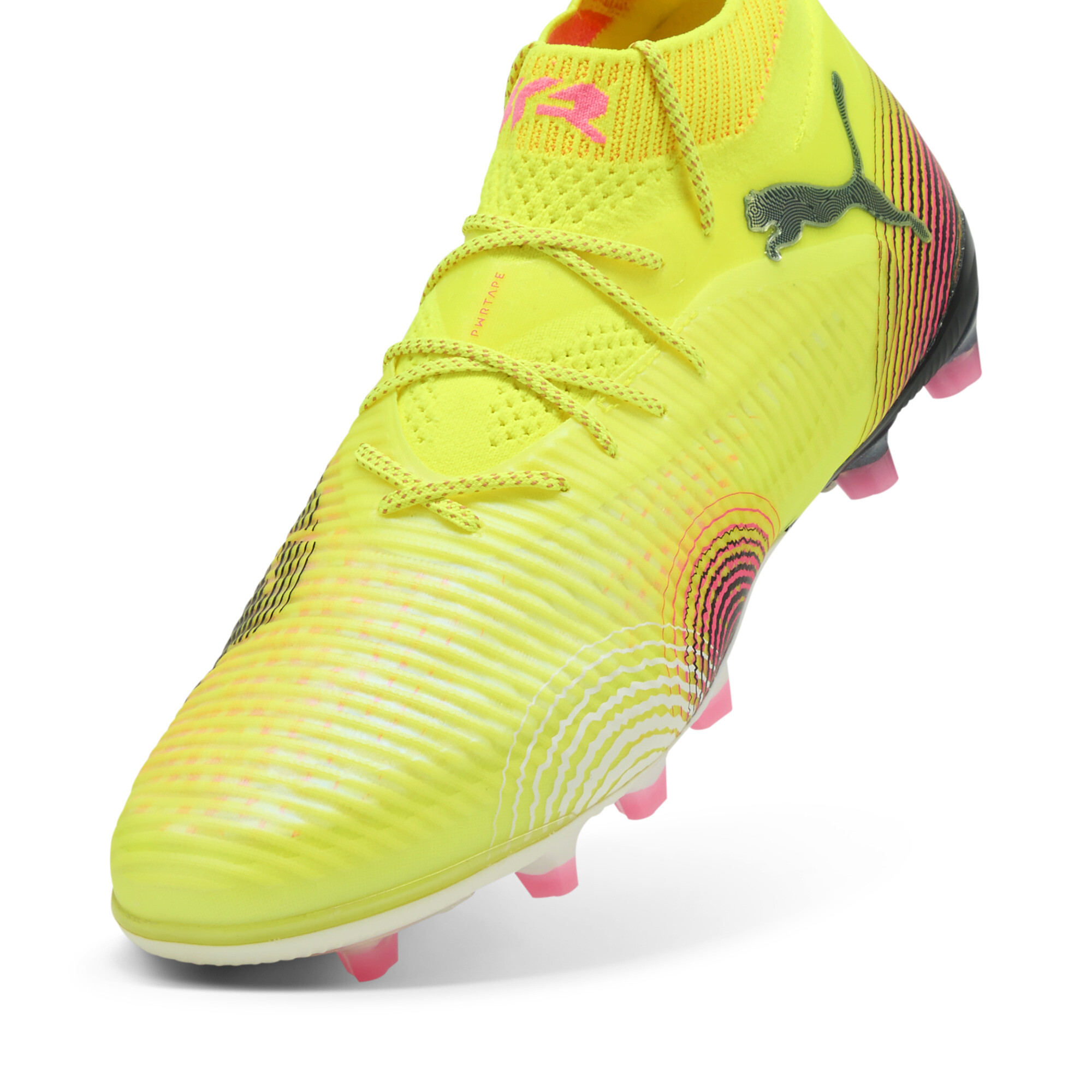 PUMA FUTURE 8 ULTIMATE AG voetbalschoenen, Zwart/Geel, Maat 41 thumbnail 3