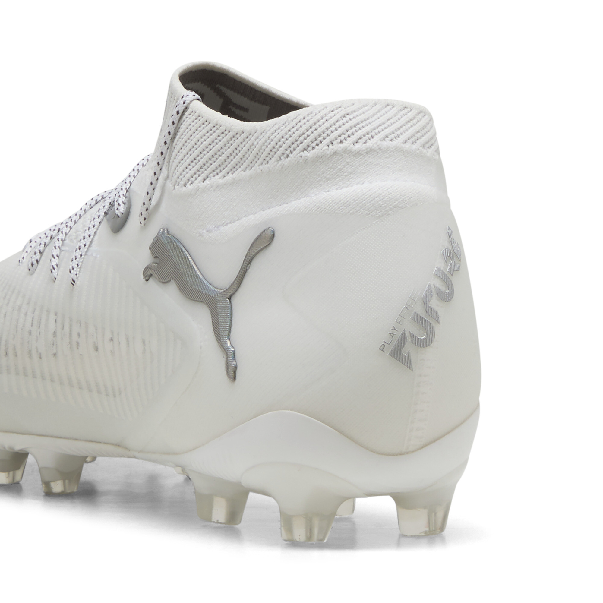 PUMA FUTURE 8 ULTIMATE AG voetbalschoenen, Wit/Zilver, Maat 41 thumbnail 5