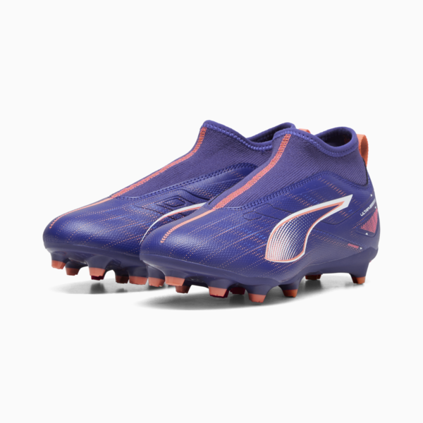 Botines de fútbol Ultra 5 Matc+LLFG/AG JR, Lapis Lazuli-PUMA White-Sunset Glow, large-ARG