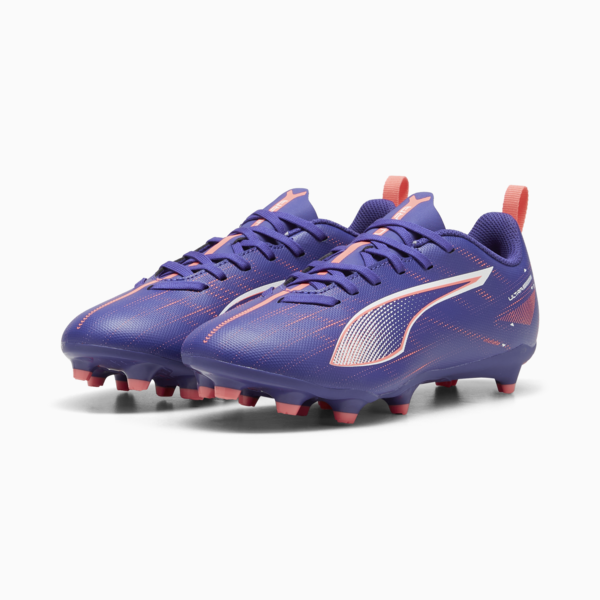Botines de fútbol Ultra 5 Play FG/AG juvenil, Lapis Lazuli-PUMA White-Sunset Glow, large-ARG