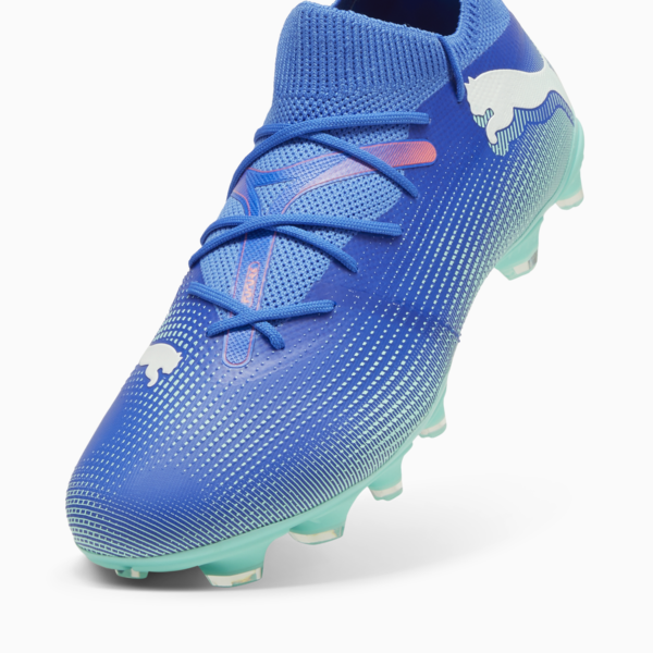 Botines de fútbol FUTURE 7 MATCHS FG/AG ADP, Bluemazing-PUMA White-Electric Peppermint, large-ARG