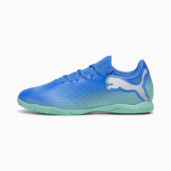 Botines de futsal FUTURE 7 PLAY IT ADP, Hyperlink Blue-Mint-PUMA White, large-ARG