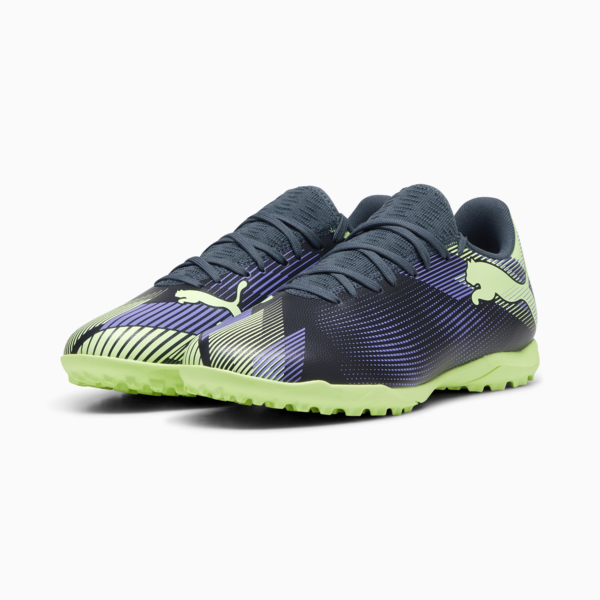Botines de fútbol Future 7 Play TT ADP, Gray Skies-Elektro Purple-Fizzy Apple-PUMA White, large-ARG