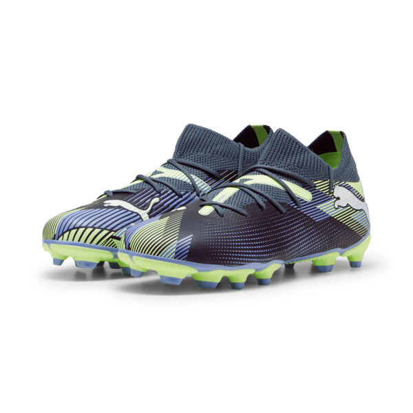 Botínes de fútbol FUTURE 7 MATCH FG/AG Jr ADP, Gray Skies-PUMA White-Fizzy Apple, large-ARG