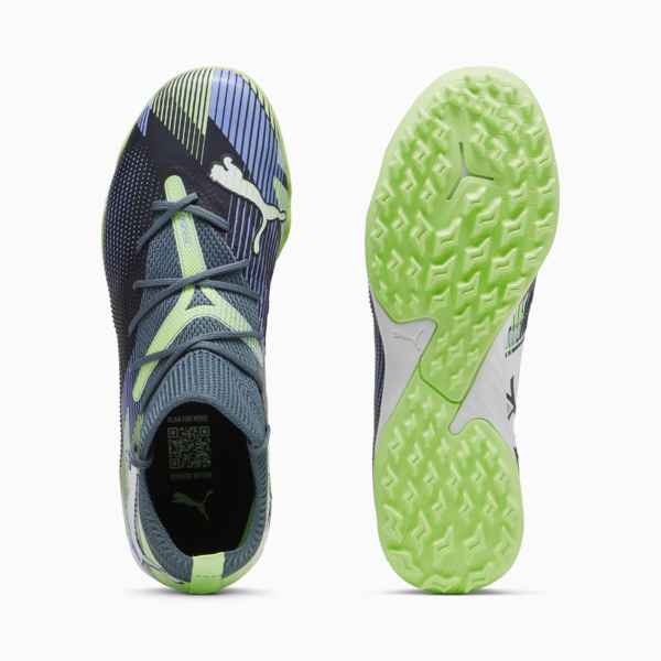 Botines de fútbol FUTURE 7 MATCH TT+Mid Jr ADP, Gray Skies-PUMA White-Fizzy Apple, large-ARG