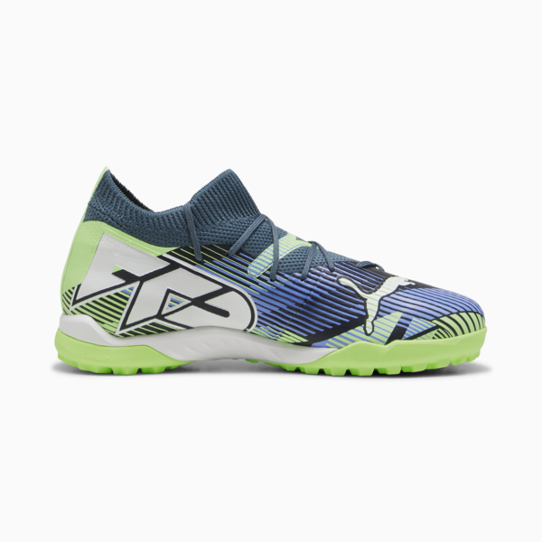 Botines de fútbol FUTURE 7 MATCH TT+Mid Jr ADP, Gray Skies-PUMA White-Fizzy Apple, large-ARG