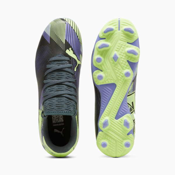 Botines de fútbol FUTURE 7 PLAY FG/AG Jr ADP, Gray Skies-Elektro Purple-Fizzy Apple-PUMA White, large-ARG