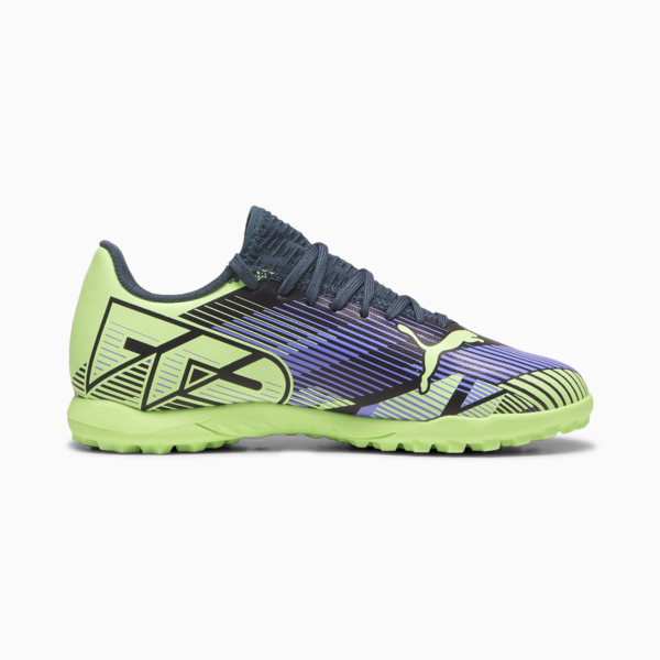Botines de fútbol Future 7 Play TT Jr ADP, Gray Skies-Elektro Purple-Fizzy Apple-PUMA White, large-ARG