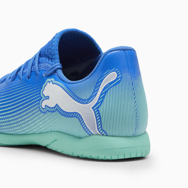 Botines de futsal Future 7 Play IT Jr ADP, Hyperlink Blue-Mint-PUMA White, large-ARG