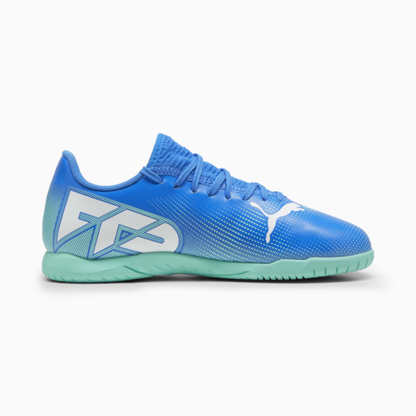 Botines de futsal Future 7 Play IT Jr ADP, Hyperlink Blue-Mint-PUMA White, large-ARG