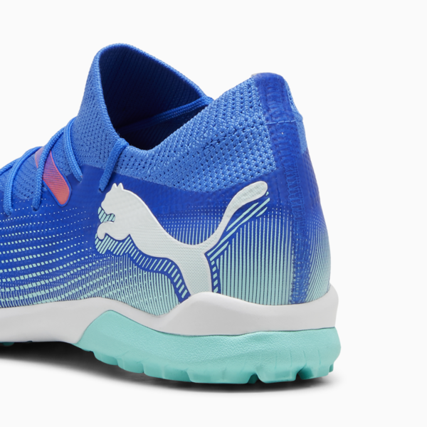 Botines de futsal Future 7 Match TT para mujer, Bluemazing-PUMA White-Electric Peppermint, large-ARG