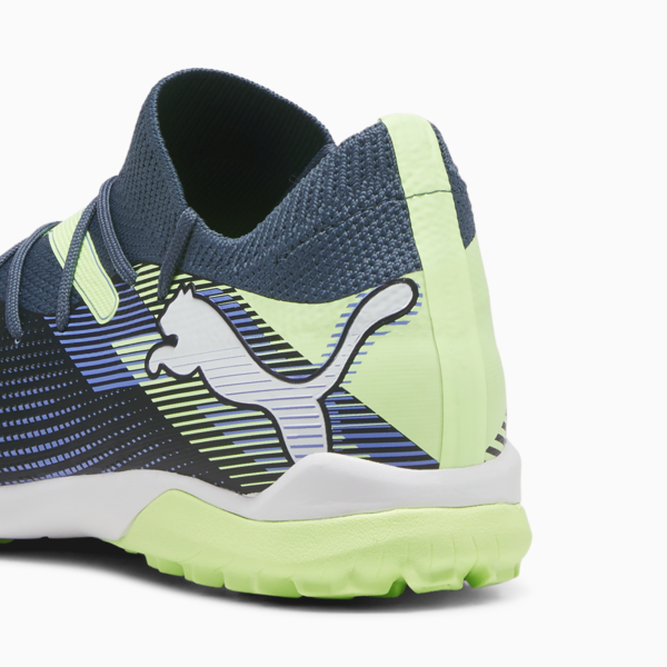 Botines de futsal Future 7 Match TT para mujer, Gray Skies-PUMA White-Fizzy Apple, large-ARG