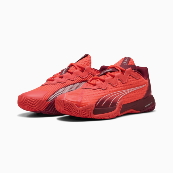 Tenis de pádel NOVA ELITE, Glowing Red-Dark Crimson-PUMA White, large-MEX