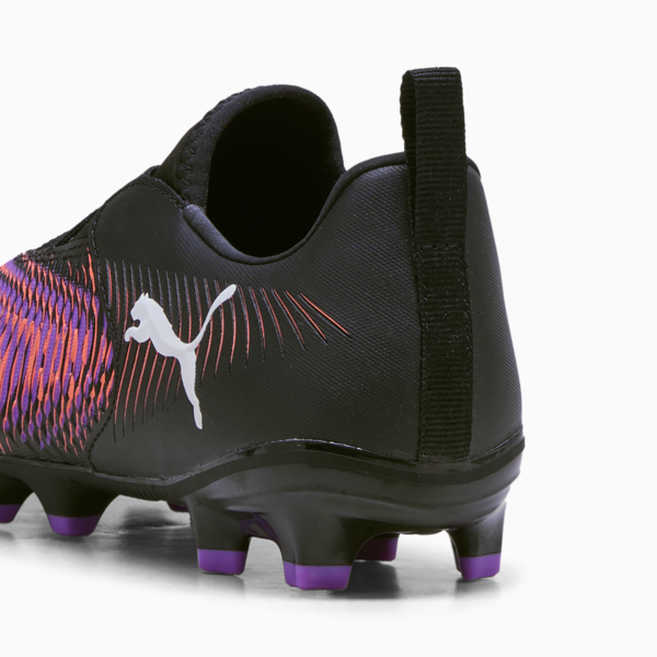 Tacos de fútbol FUTURE 8 MATCH LL FG/AG para adolescentes, PUMA Black-PUMA White-Glowing Red, large-MEX