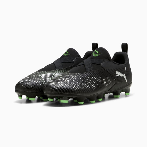FUTURE 8 MATCH LL FG/AG Football Boots Youth, PUMA Black-Cool Light Gray-Fluo Green, large-MEX