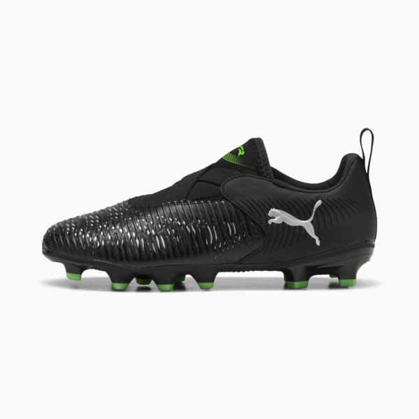 FUTURE 8 MATCH LL FG/AG Football Boots Youth, PUMA Black-Cool Light Gray-Fluo Green, large-MEX