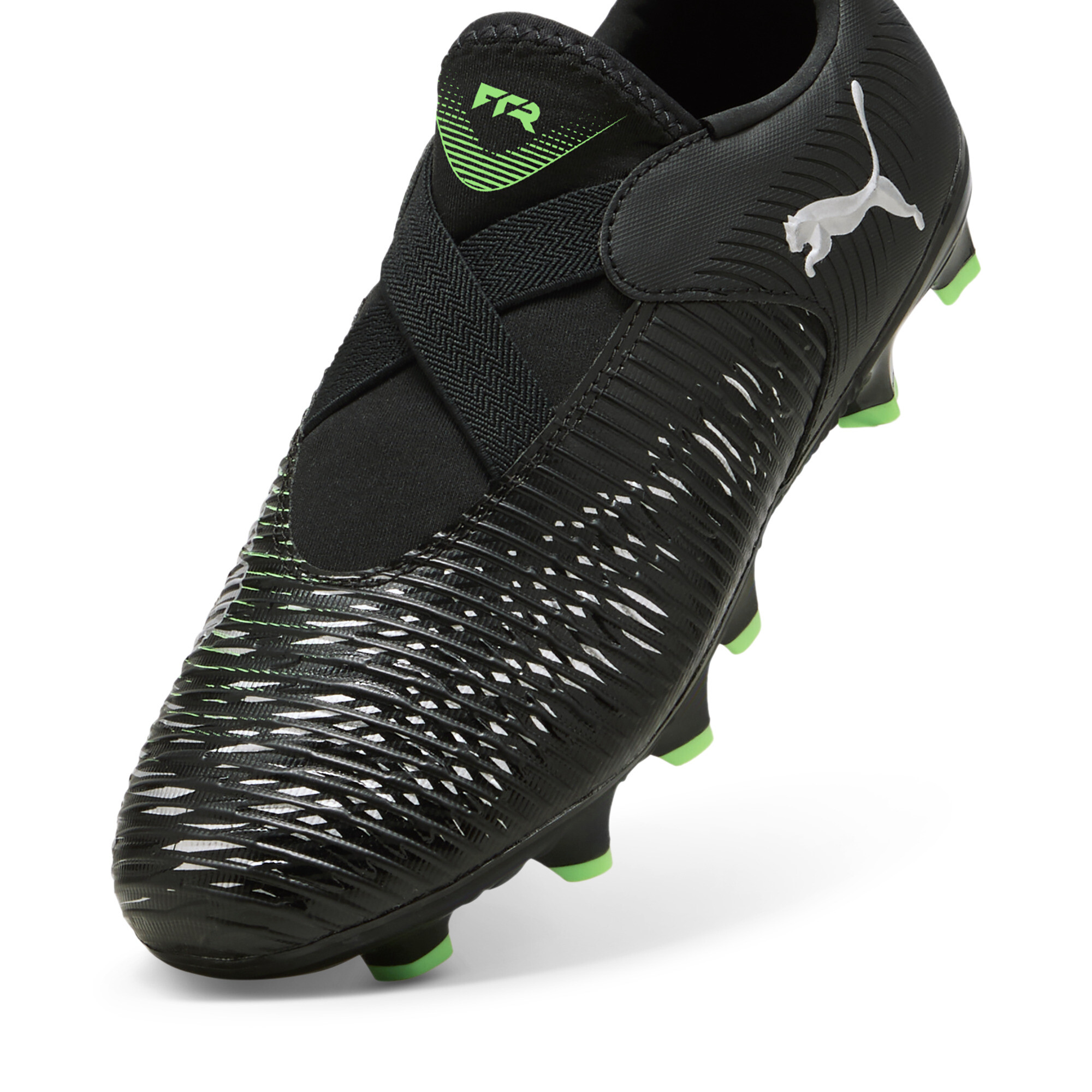 PUMA FUTURE 8 MATCH LL FG/AG voetbalschoenen, Grijs/Groen/Zwart