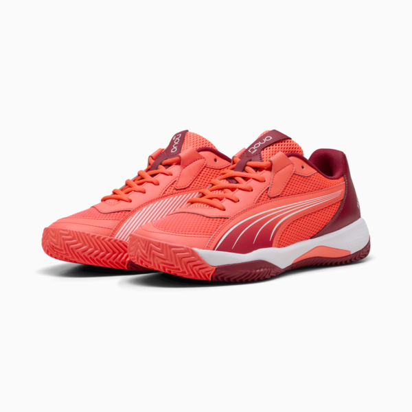 Tenis de pádel NOVA Court, Glowing Red-Dark Crimson-PUMA White, large-MEX
