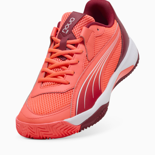 Tenis de pádel NOVA Court, Glowing Red-Dark Crimson-PUMA White, large-MEX