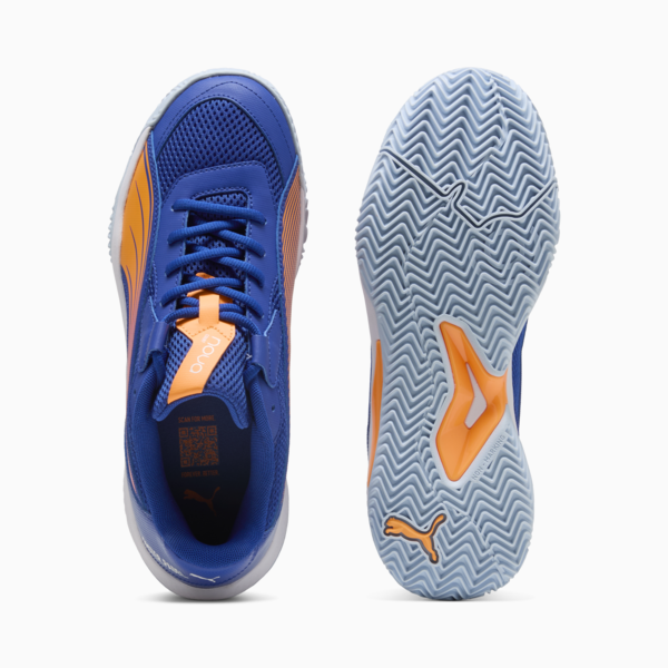 Tenis de pádel NOVA Court, Vivid Blue-Heat Fire-PUMA White, large-MEX