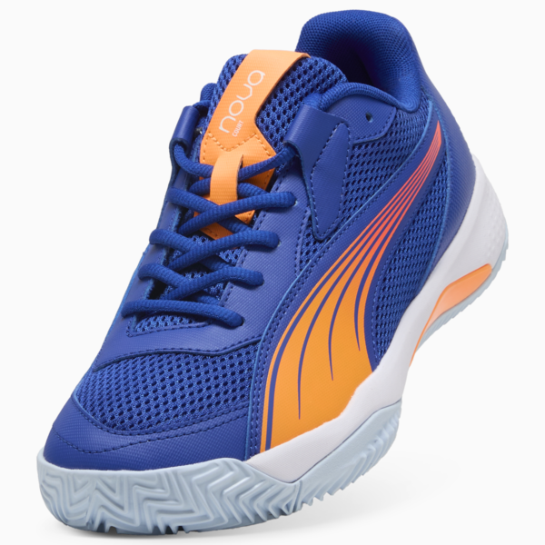 Tenis de pádel NOVA Court, Vivid Blue-Heat Fire-PUMA White, large-MEX