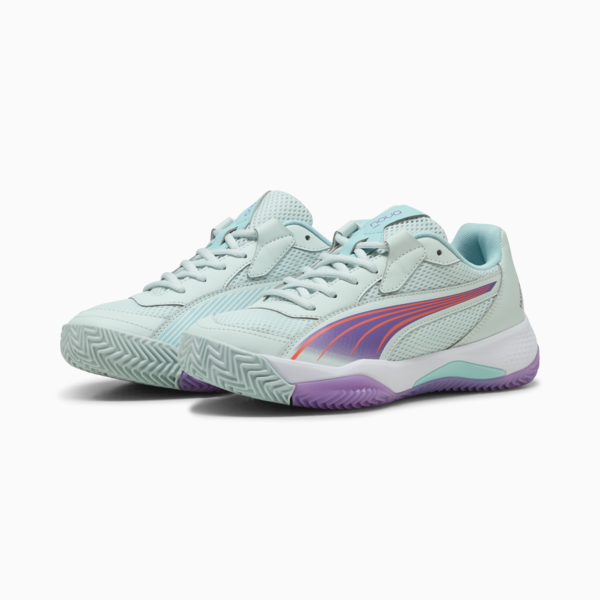 NOVA Court Padel Shoes Women, Peaceful Blue-Purple Glimmer-Safe Lake, large-ZAF