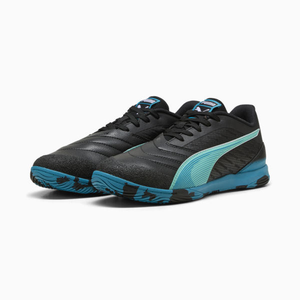 Botin de fútbol sala IBERO IV, PUMA Black-Aquatic-Tropical Blue-PUMA White, large-ARG