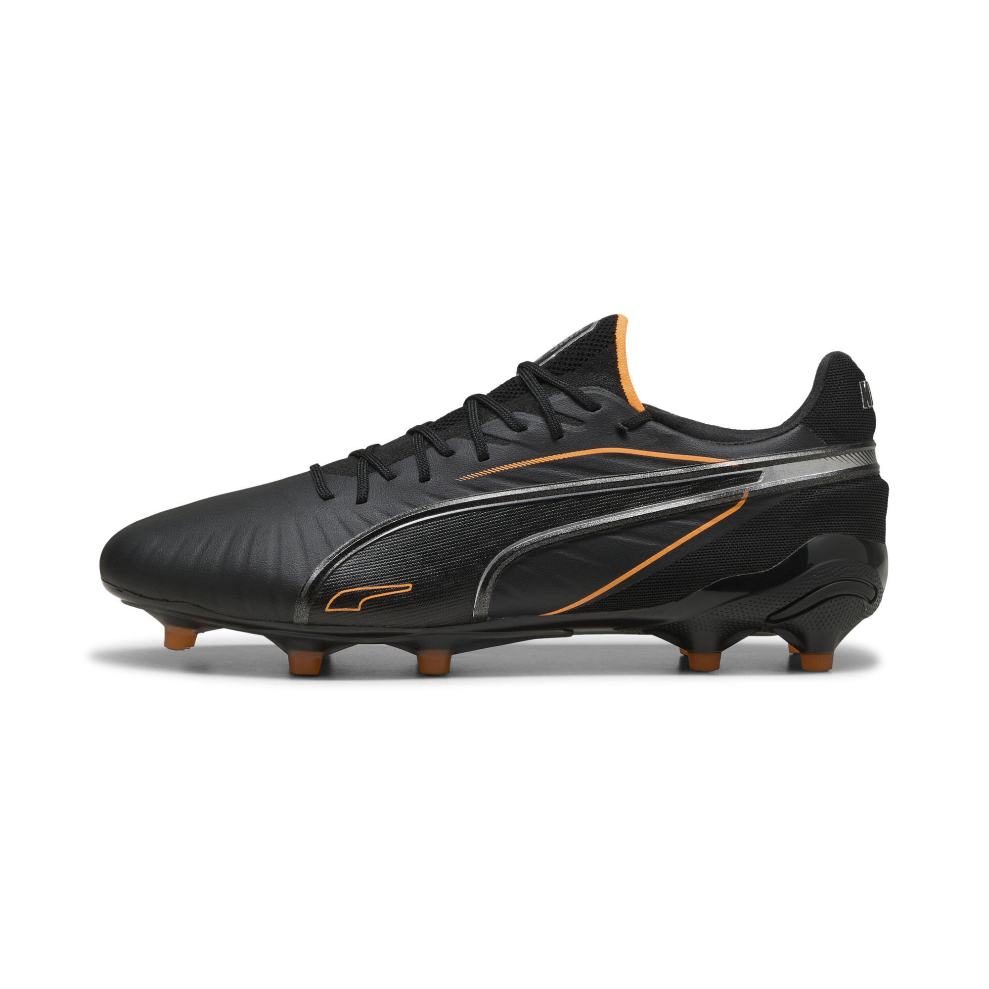 Puma KING ULTIMATE FG/AG Fußballschuhe | Black/Heat Fire/Silver | Größe: 40.5