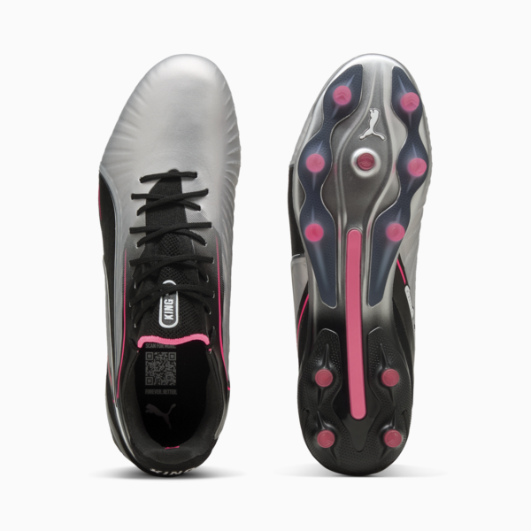 Tacos de fútbol KING ULTIMATE FG/AG, PUMA Silver-PUMA Black-Sun Struck-PUMA White, large-MEX