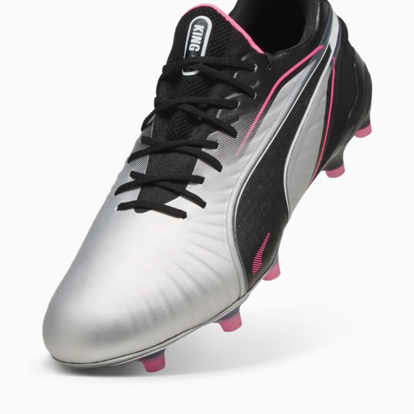 KING ULTIMATE FG/AG Football Boots Unisex, PUMA Silver-PUMA Black-Sun Struck-PUMA White, large-ZAF