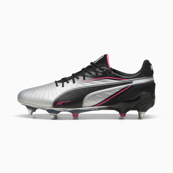 KING ULTIMATE MxSG Football Boots Unisex, PUMA Silver-PUMA Black-Sun Struck-PUMA White, large-ZAF