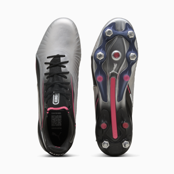 KING ULTIMATE MxSG Football Boots Unisex, PUMA Silver-PUMA Black-Sun Struck-PUMA White, large-ZAF
