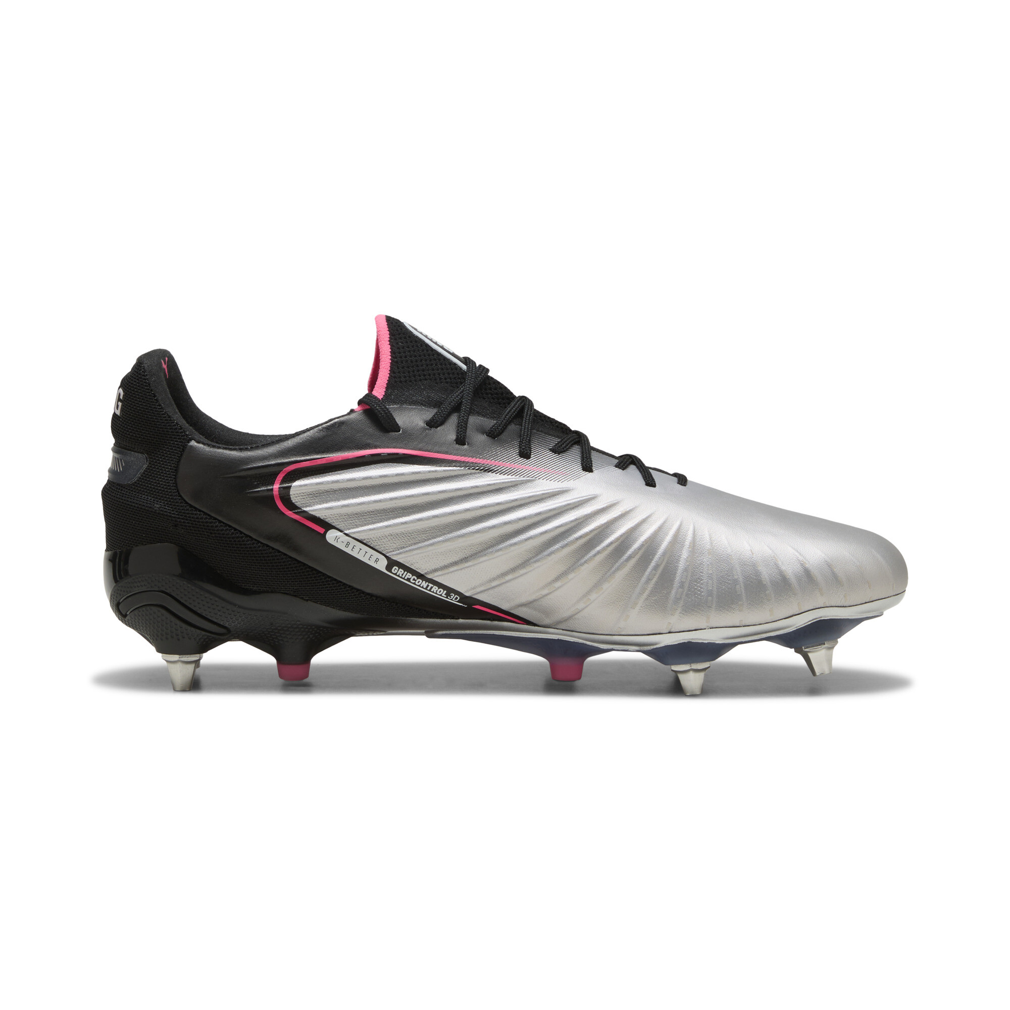 PUMA KING ULTIMATE MxSG voetbalschoenen, Zwart/Zilver, Maat 42,5 thumbnail 4