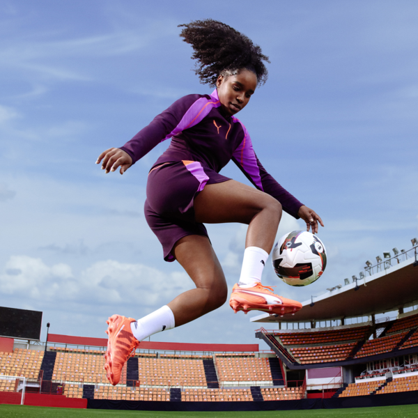 KING ULTIMATE FG/AG Football Boots Women, Glowing Red-PUMA White-Red Fire, large-MEX