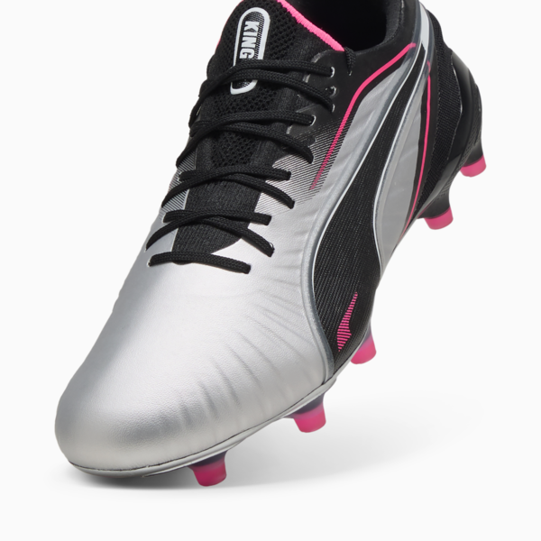 Tacos de fútbol KING ULTIMATE FG/AG, PUMA Silver-PUMA Black-Sun Struck-PUMA White, large-MEX