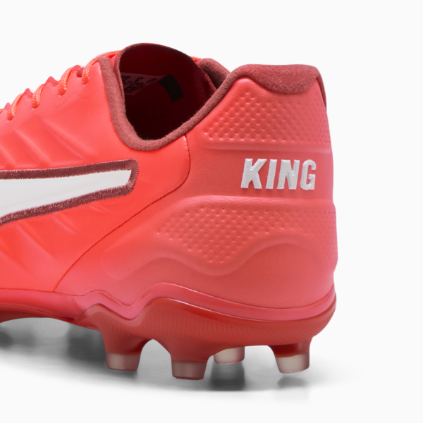 KING PRO FG/AG Football Boots, Glowing Red-PUMA White-Red Fire, large-MEX