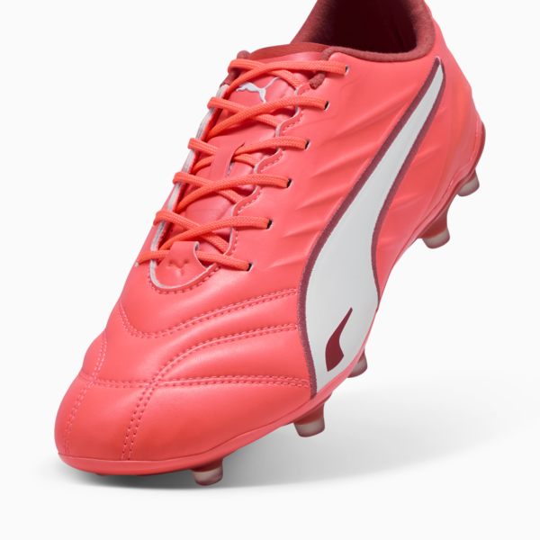 KING PRO FG/AG Football Boots, Glowing Red-PUMA White-Red Fire, large-MEX