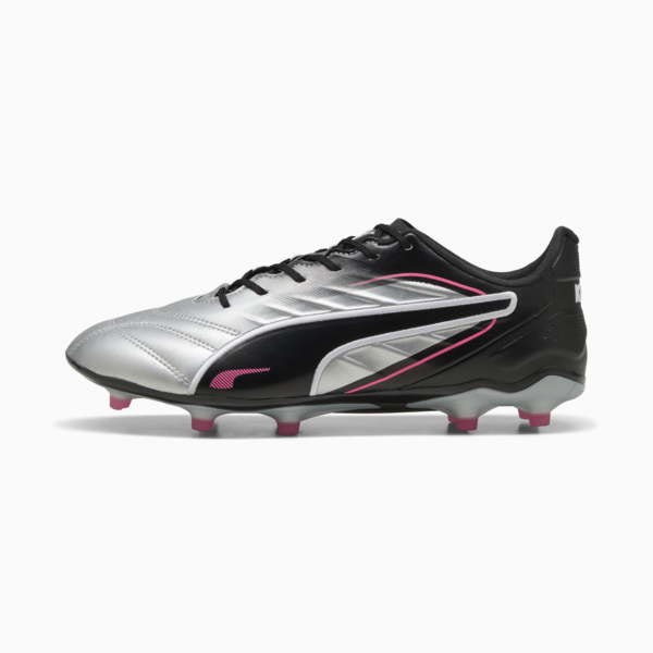 KING PRO FG/AG Football Boots, PUMA Silver-PUMA Black-Sun Struck-PUMA White, large-MEX
