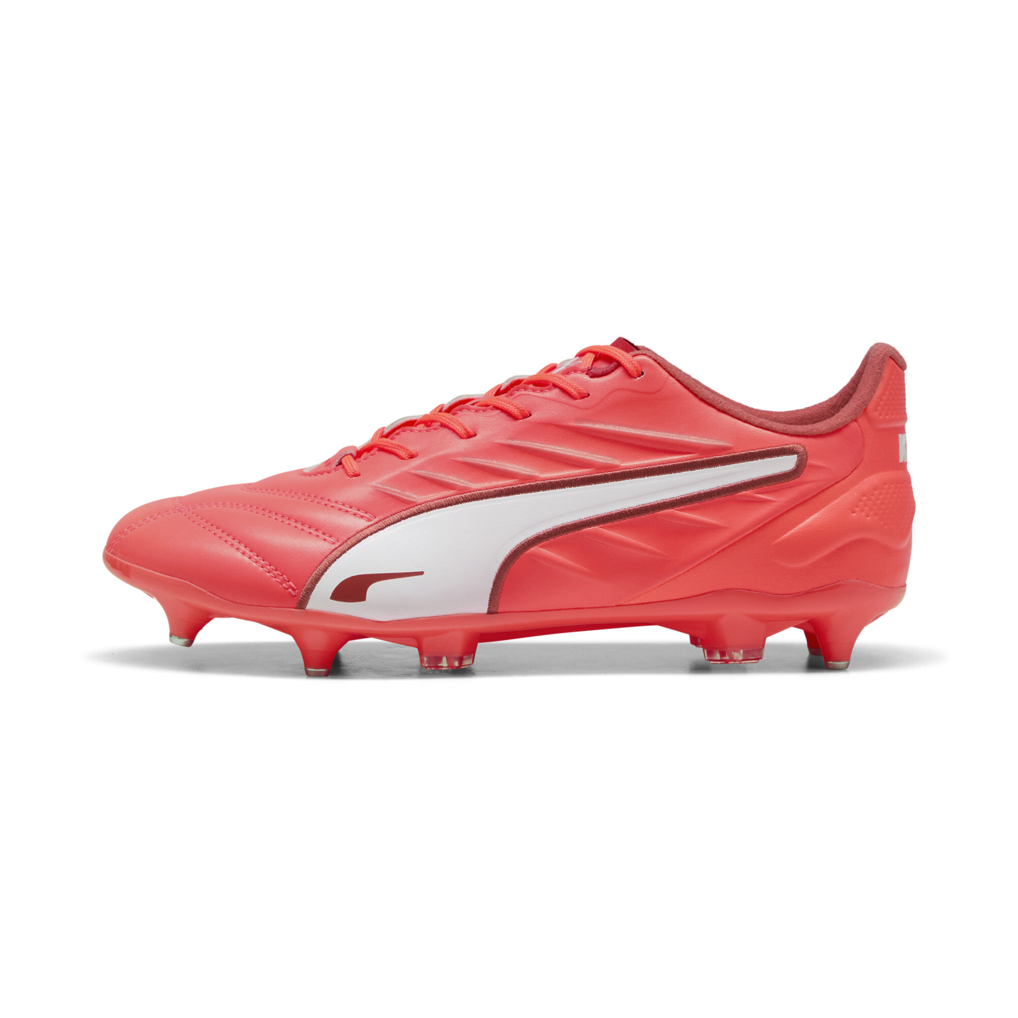 Puma KING PRO MxSG Fußballschuhe | Glowing Red/White/Red Fire | Größe: 42.5