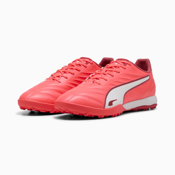 KING PRO TT Football Boots Unisex, Glowing Red-PUMA White-Red Fire, large-MEX