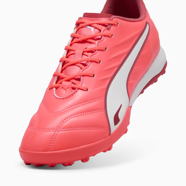 KING PRO TT Football Boots Unisex, Glowing Red-PUMA White-Red Fire, large-MEX