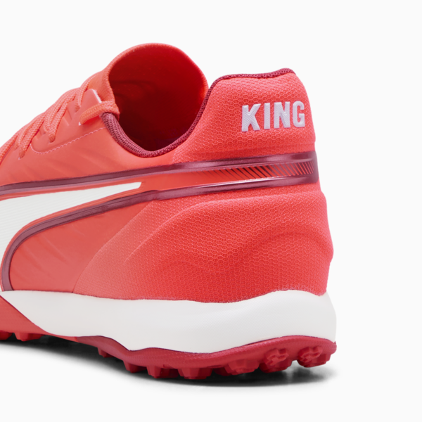 KING MATCH TT Football Boots Unisex, Glowing Red-PUMA White-Red Fire, large-MEX